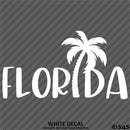 Florida Palm Tree Vinyl Decal