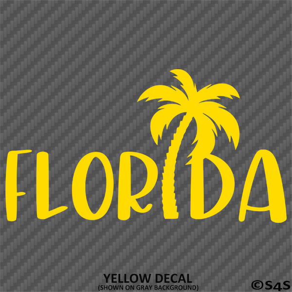 Florida Palm Tree Vinyl Decal