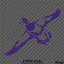 Flying Duck Silhouette Hunting Vinyl Decal