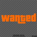Wanted JDM GTA Style Automotive Vinyl Decal Style 2