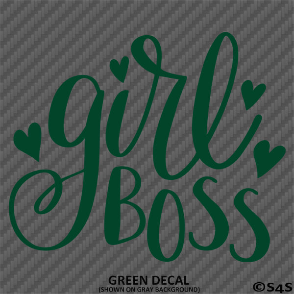 Girl Boss Cute Sassy Vinyl Decal