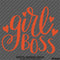 Girl Boss Cute Sassy Vinyl Decal