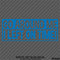 Go Around Me, I Left On Time! Funny Vinyl Decal