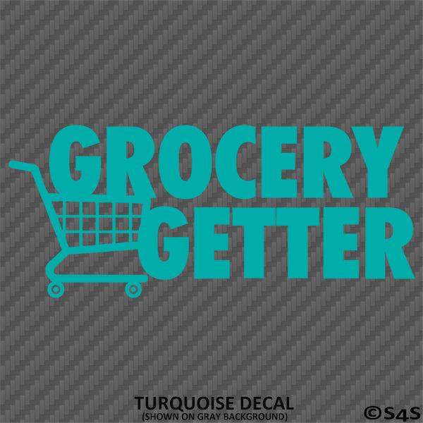 Grocery Getter JDM Style Racing Shopping Cart Vinyl Decal