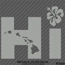 Hi Hawaiian Islands Hibiscus Vinyl Decal