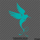 Elegant Hummingbird Silhouette Vinyl Decal
