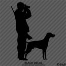 Hunter And Labrador Hunting Vinyl Decal