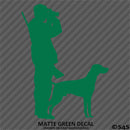 Hunter And Labrador Hunting Vinyl Decal