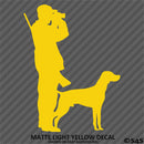 Hunter And Labrador Hunting Vinyl Decal