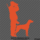 Hunter And Labrador Hunting Vinyl Decal