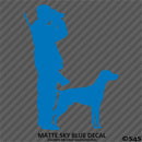 Hunter And Labrador Hunting Vinyl Decal