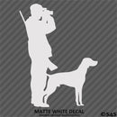 Hunter And Labrador Hunting Vinyl Decal