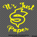 It's Just Paper JDM Style Vinyl Decal