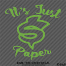 It's Just Paper JDM Style Vinyl Decal