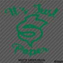 It's Just Paper JDM Style Vinyl Decal