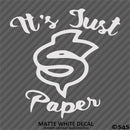 It's Just Paper JDM Style Vinyl Decal