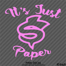 It's Just Paper JDM Style Vinyl Decal