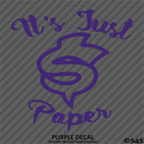 It's Just Paper JDM Style Vinyl Decal