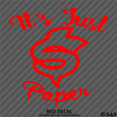 It's Just Paper JDM Style Vinyl Decal