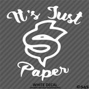 It's Just Paper JDM Style Vinyl Decal