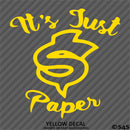 It's Just Paper JDM Style Vinyl Decal