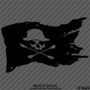 Kayak Flag Skull And Crossbones Vinyl Decal