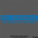 Not Responsible For Items Left In Shorts Funny Vinyl Decal