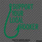 Support Your Local Hooker Funny Fishing Vinyl Decal