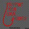 Support Your Local Hooker Funny Fishing Vinyl Decal