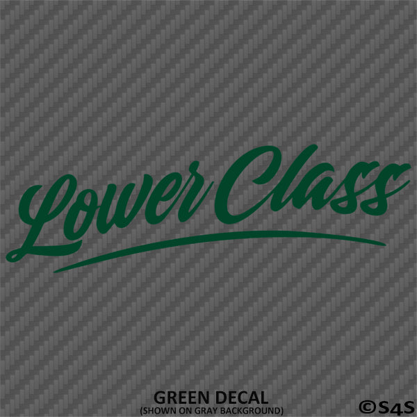 Lower Style Decals Lower Class JDM Style Lowrider Bagged Vinyl Decal – S4S Designs