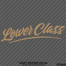 Lower Class JDM Style Lowrider Bagged Vinyl Decal