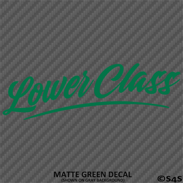Lower Style Decals Lower Class JDM Style Lowrider Bagged Vinyl Decal – S4S Designs