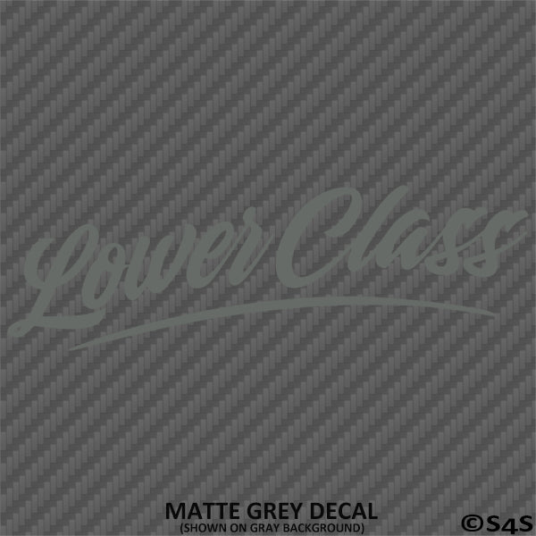 Lower Style Decals Lower Class JDM Style Lowrider Bagged Vinyl Decal – S4S Designs