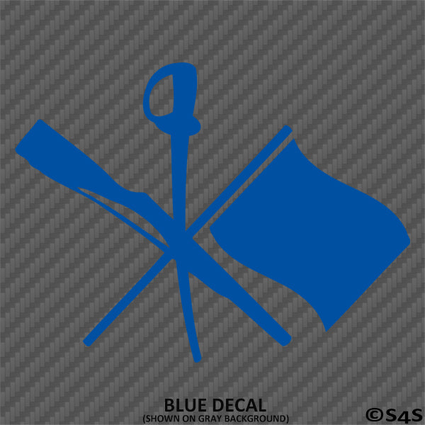 Marching Band Color Guard Vinyl Decal