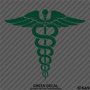 Caduceus Medical Symbol Health Vinyl Decal
