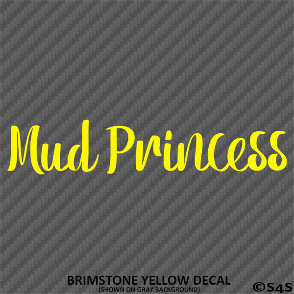 Mud Princess Off Road 4x4 Automotive Vinyl Decal