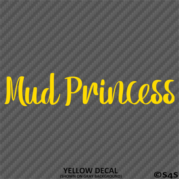 Mud Princess Off Road 4x4 Automotive Vinyl Decal