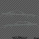 99-04 Ford Mustang Car Silhouette Vinyl Decal (PAIR)