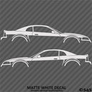 99-04 Ford Mustang Car Silhouette Vinyl Decal (PAIR)