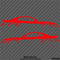 99-04 Ford Mustang Car Silhouette Vinyl Decal (PAIR)