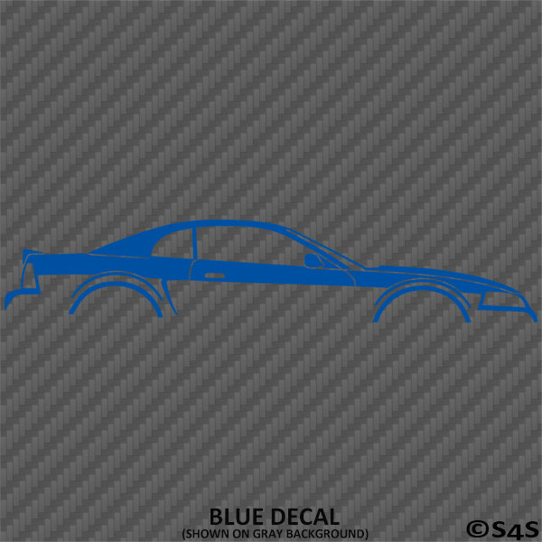 99-04 Ford Mustang Car Silhouette Vinyl Decal