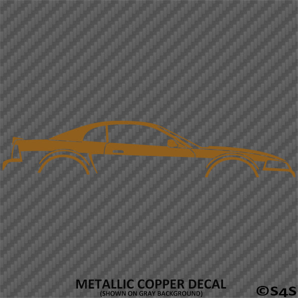 99-04 Ford Mustang Car Silhouette Vinyl Decal