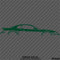99-04 Ford Mustang Car Silhouette Vinyl Decal