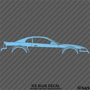 99-04 Ford Mustang Car Silhouette Vinyl Decal