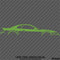 99-04 Ford Mustang Car Silhouette Vinyl Decal