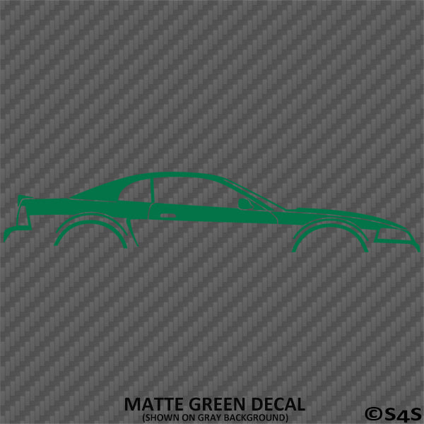 99-04 Ford Mustang Car Silhouette Vinyl Decal