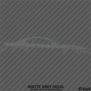 99-04 Ford Mustang Car Silhouette Vinyl Decal