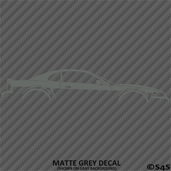 99-04 Ford Mustang Car Silhouette Vinyl Decal