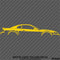 99-04 Ford Mustang Car Silhouette Vinyl Decal