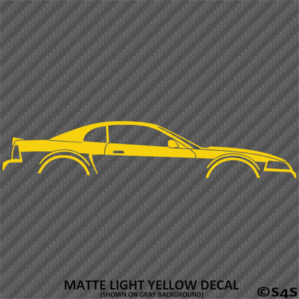 99-04 Ford Mustang Car Silhouette Vinyl Decal
